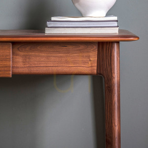 Desk Gallery Direct Madrid Walnut 1 Drawer 130 x 50 cm 5 Desk Gallery Direct Madrid Walnut 1 Drawer 130 x 50 cm small 5
