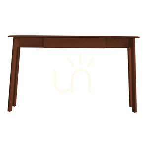 Desk Gallery Direct Madrid Walnut 1 Drawer 130 x 50 cm 0 Desk Gallery Direct Madrid Walnut 1 Drawer 130 x 50 cm small 0