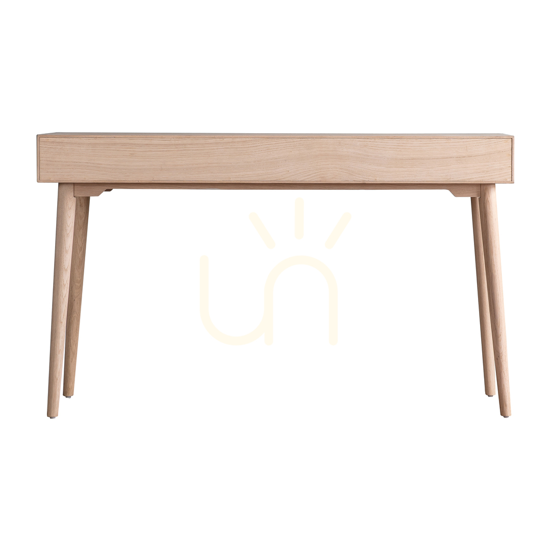 Display Desk Gallery Direct Milano Oak Chevron 1 Drawer 130cm Desk Gallery Direct Milano Oak Chevron 1 Drawer 130cm