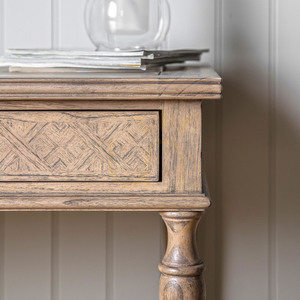 Desk Gallery Direct Mustique 2 Drawer Natural Mindi Wood 130 x 60 cm 2 Desk Gallery Direct Mustique 2 Drawer Natural Mindi Wood 130 x 60 cm small 2