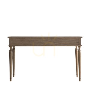Desk Gallery Direct Mustique 2 Drawer Natural Mindi Wood 130 x 60 cm 3 Desk Gallery Direct Mustique 2 Drawer Natural Mindi Wood 130 x 60 cm small 3