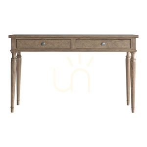 Desk Gallery Direct Mustique 2 Drawer Natural Mindi Wood 130 x 60 cm 0 Desk Gallery Direct Mustique 2 Drawer Natural Mindi Wood 130 x 60 cm small 0