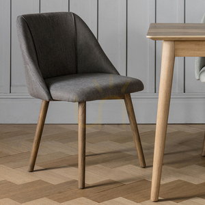 Dining Chair Gallery Direct Elliot Slate Grey Ash Linen Look Fabric 2 Pack small 4