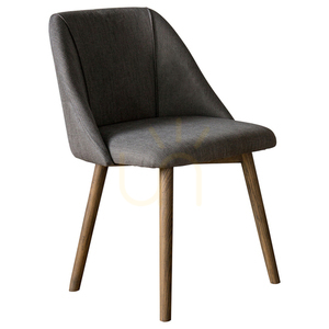 Dining Chair Gallery Direct Elliot Slate Grey Ash Linen Look Fabric 2 Pack small 0