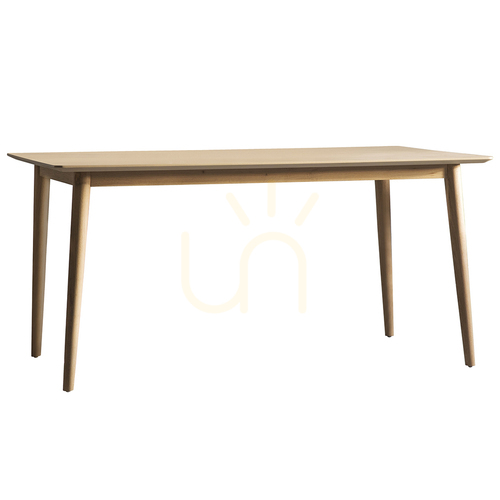 Check Dining Table Gallery Direct Milano Oak Chevron 160 x 90 cm