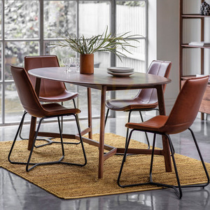 Dining Table Gallery Direct Madrid Walnut Oval Solid Walnut 180 x 100 cm 1 Dining Table Gallery Direct Madrid Walnut Oval Solid Walnut 180 x 100 cm small 1