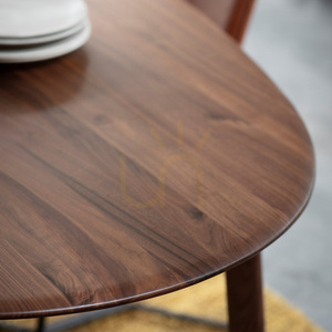 Dining Table Gallery Direct Madrid Walnut Oval Solid Walnut 180 x 100 cm 2 Dining Table Gallery Direct Madrid Walnut Oval Solid Walnut 180 x 100 cm small 2