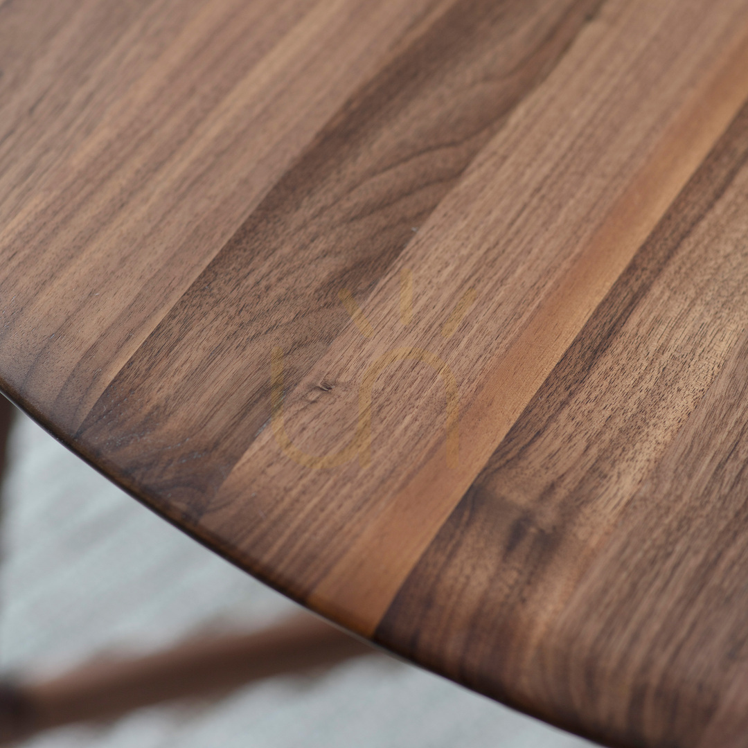 Preview Dining Table Gallery Direct Madrid Round Solid Walnut 100cm 5059413121821 Dining Table Gallery Direct Madrid Round Solid Walnut 100cm 5059413121821