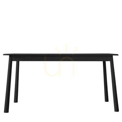 Check Dining Table Gallery Direct Wycombe Black Oak 150x90cm