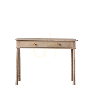 Gallery Direct Wycombe Dressing Table with Drawer, Oak 110 × 40 × 80 cm small 0