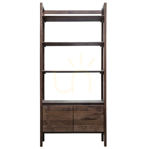 Shelving Unit Gallery Direct Madrid Walnut Solid Wood 80x35x172.5cm 0 Shelving Unit Gallery Direct Madrid Walnut Solid Wood 80x35x172.5cm small 0