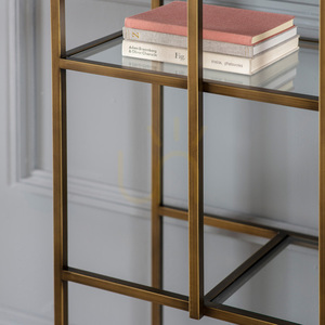 Display Shelf Gallery Direct Rothbury Bronze Glass Iron 70x32x150.5cm 5059413256882 3 Display Shelf Gallery Direct Rothbury Bronze Glass Iron 70x32x150.5cm 5059413256882 small 3