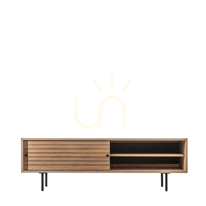 Media Unit Gallery Direct Okayama Oak 140cm Japandi Shelves 3 Media Unit Gallery Direct Okayama Oak 140cm Japandi Shelves small 3