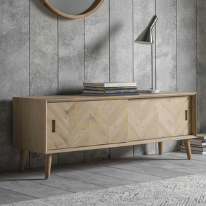 Media Unit Gallery Direct Milano Oak 140 x 40 x 50 cm small 1