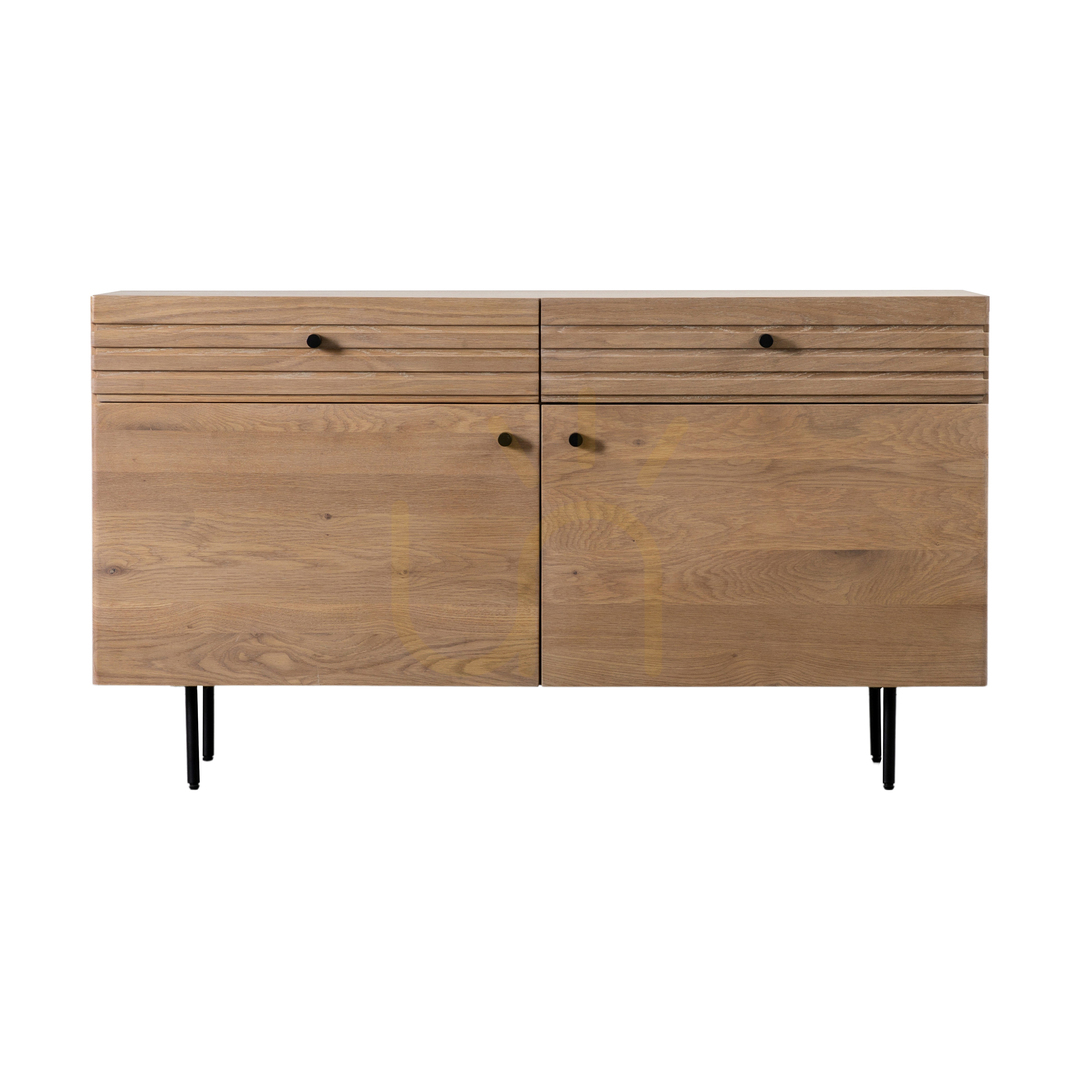Check Sideboard Gallery Direct Okayama Oak 2 Drawer 2 Door 131cm Sideboard Gallery Direct Okayama Oak 2 Drawer 2 Door 131cm