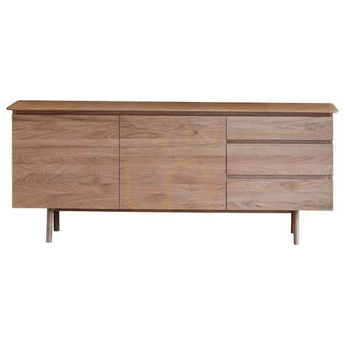 Check Sideboard Gallery Direct Madrid Oak 2 Door 3 Drawer 171 cm