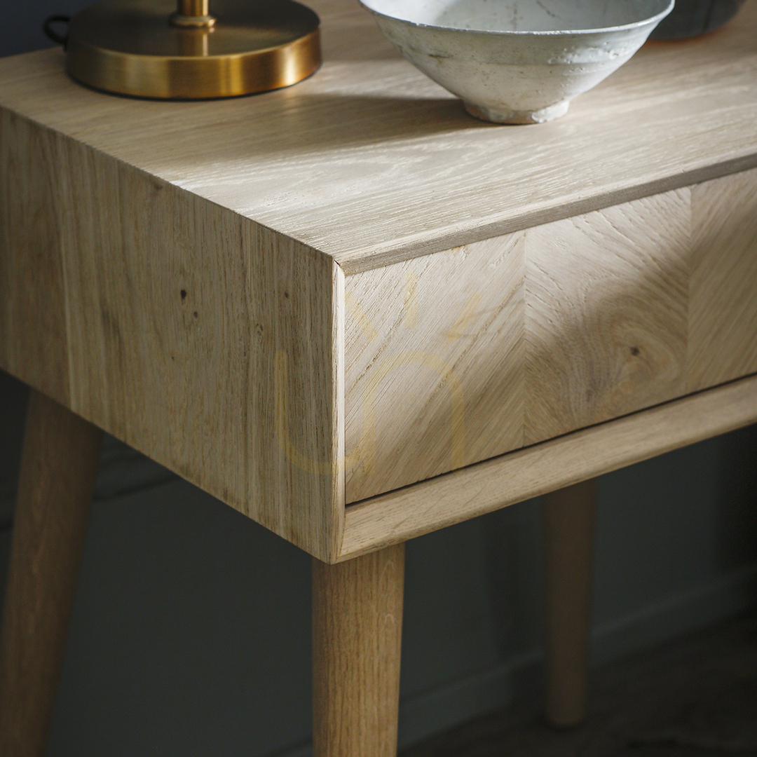 Display Side Table Gallery Direct Milano Oak 1 Drawer 50x45x60cm Side Table Gallery Direct Milano Oak 1 Drawer 50x45x60cm