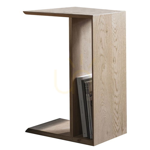 Check Small Table Gallery Direct Milano Oak Chevron Side Table 45x30x65cm