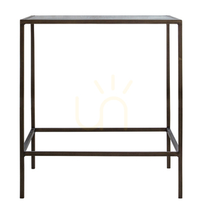 Side Table Gallery Direct Rothbury Bronze Metal Glass 50x50x55cm 5055999244893 small 0