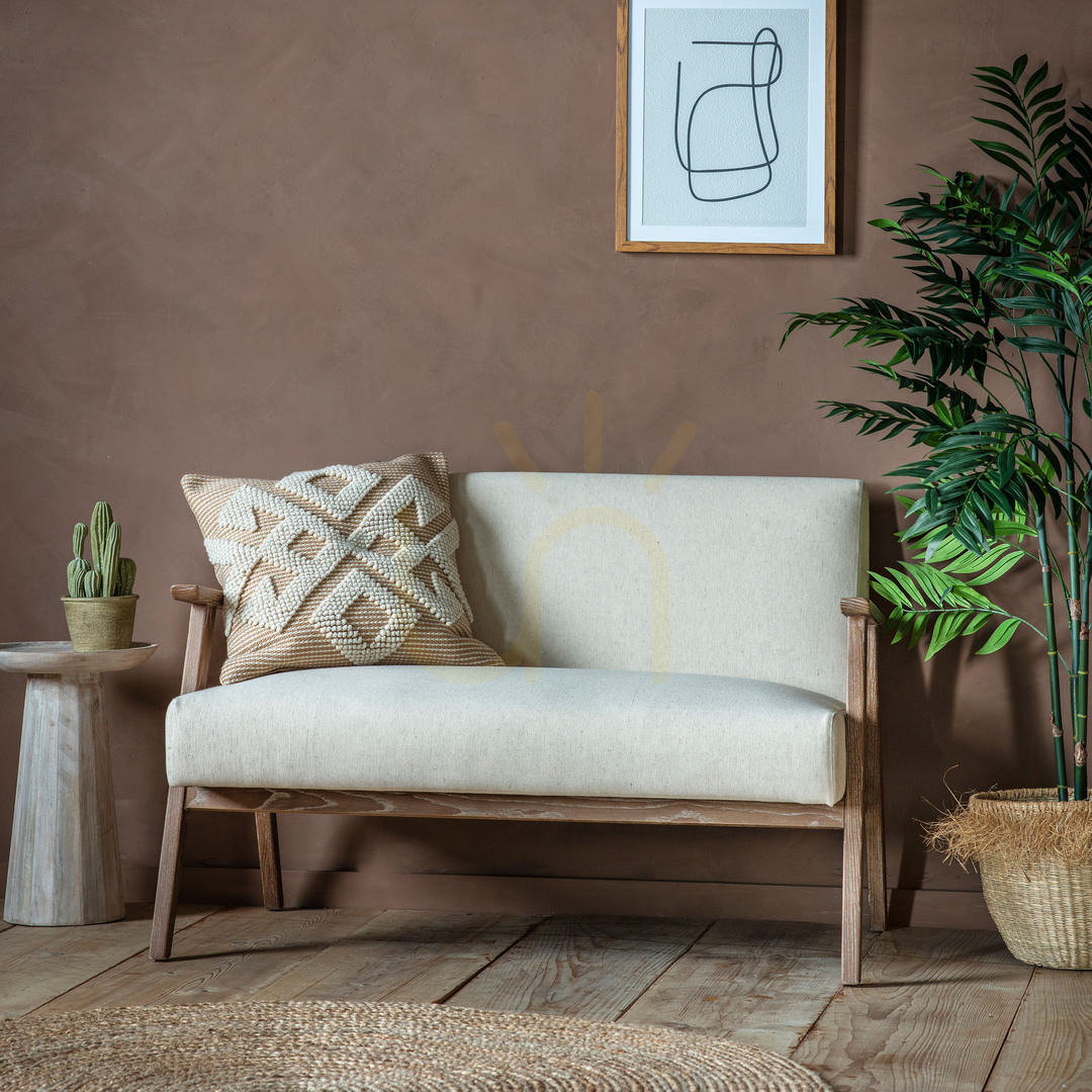 View 2 Seater Sofa Gallery Direct Neyland Natural Linen Ash Frame 5059413402289 2 Seater Sofa Gallery Direct Neyland Natural Linen Ash Frame 5059413402289