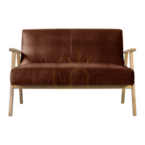 2-Seater Sofa Gallery Direct Neyland Vintage Brown Leather Ash Frame 5059413402272 0 2-Seater Sofa Gallery Direct Neyland Vintage Brown Leather Ash Frame 5059413402272 small 0