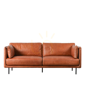 Sofa Gallery Direct Wigmore Brown Leather 200.5cm 0 Sofa Gallery Direct Wigmore Brown Leather 200.5cm small 0