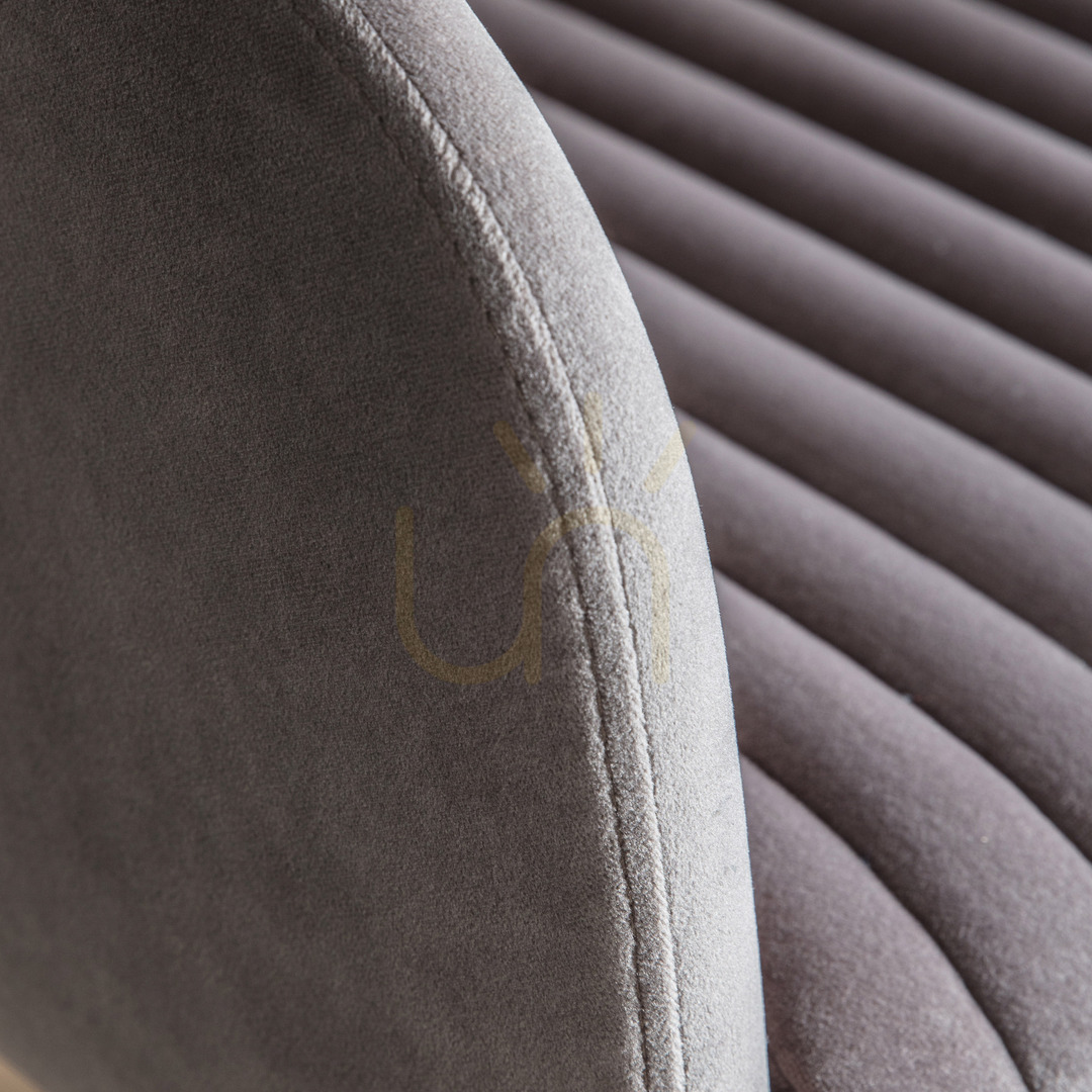 Preview Armchair Gallery Direct Murray Grey Velvet Swivel Chair Gold Base Armchair Gallery Direct Murray Grey Velvet Swivel Chair Gold Base