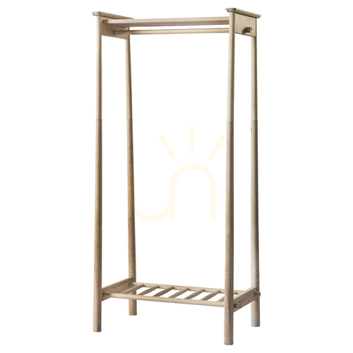 Check Wardrobe Gallery Direct Wycombe Oak MDF 82.5x44x174cm