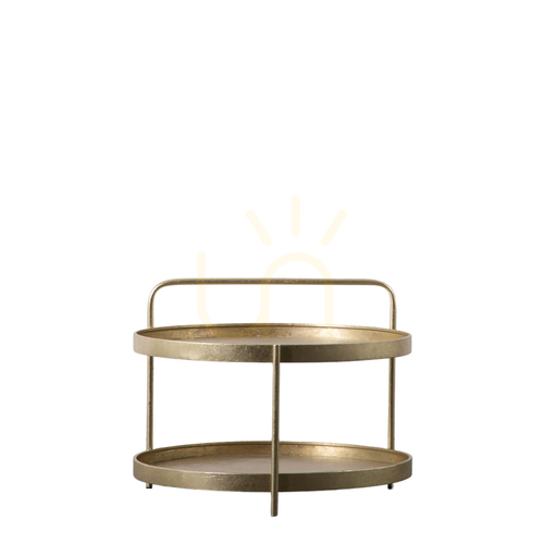 Check Coffee Table Gallery Direct Sennen Gold Iron 65cm