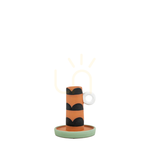 Check Candle Holder Gallery Direct Fargo Multi Terracotta 8.5x8.5x9.5cm 5059413868931