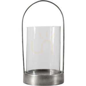 Hurricane Candle Holder Gallery Direct Antique Nickel Aluminium Glass 48cm 0 Hurricane Candle Holder Gallery Direct Antique Nickel Aluminium Glass 48cm small 0
