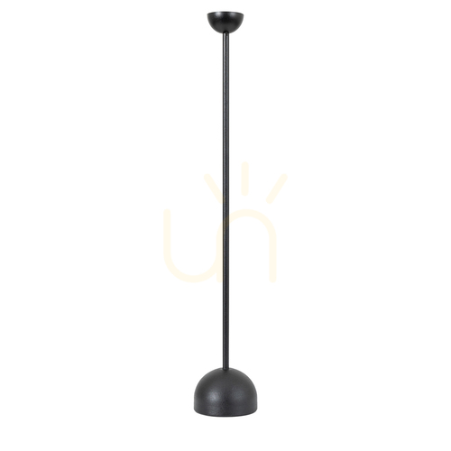 Check Candle Holder Gallery Direct Roddy Large Black Iron 60cm 5059413869600