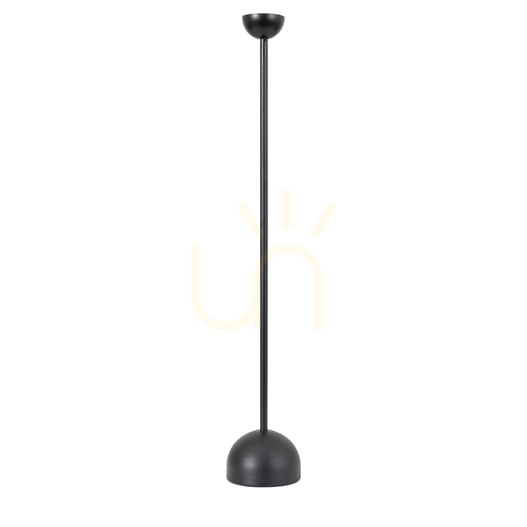 Candle Holder Gallery Direct Roddy Large Black Iron 60cm 5059413869600