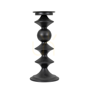 Candlestick Gallery Direct Sutton Black Iron Large 33.5cm 5059413869631 0 Candlestick Gallery Direct Sutton Black Iron Large 33.5cm 5059413869631 small 0