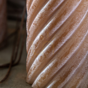 Pillar Candle Gallery Direct Amber Twist Vanilla Scented Paraffin Wax 75x150mm 2 Pack 2 Pillar Candle Gallery Direct Amber Twist Vanilla Scented Paraffin Wax 75x150mm 2 Pack small 2