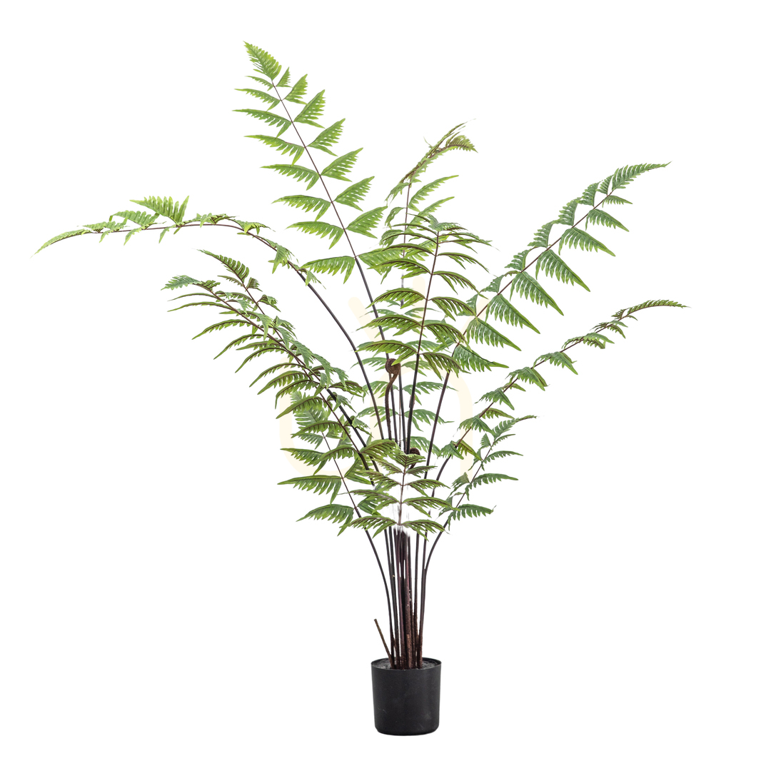 Artificial Butterfly Fern Plant Green 120cm Gallery Direct 5059413693991