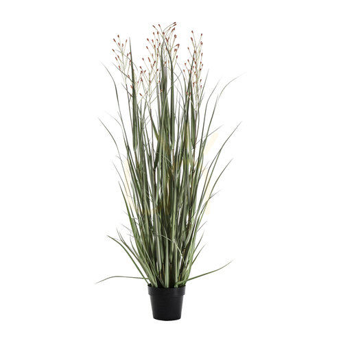 Check Potted Grass 9 Heads Green Russet 155 cm Gallery Direct