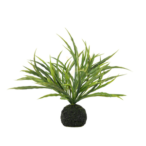 Gallery Direct Artificial Wild Grass in Soil Ball Green 33 cm small 0