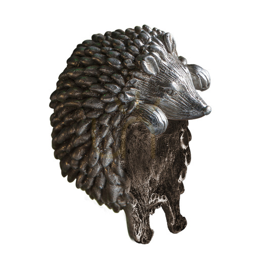 Check Pot Hanger Gallery Direct Edwin Hedgehog Antique White Polyresin 2 Pack 5059413410833