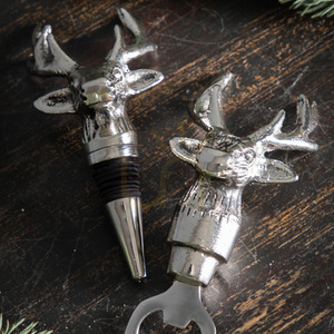 Bottle Opener Gallery Direct Aluminium Stag 6.5x5.5x15.5cm 5059413757846 small 3
