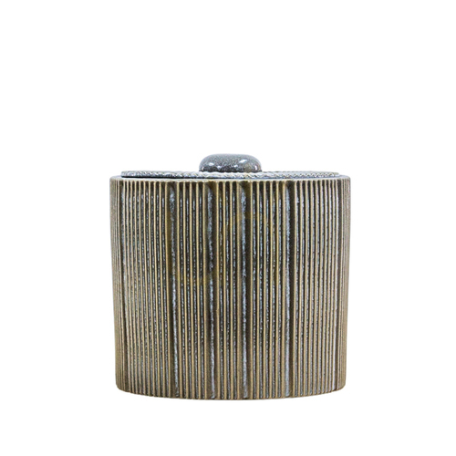 Check Jar Gallery Direct Estrid Large Grey Clay 20cm 5059413677281