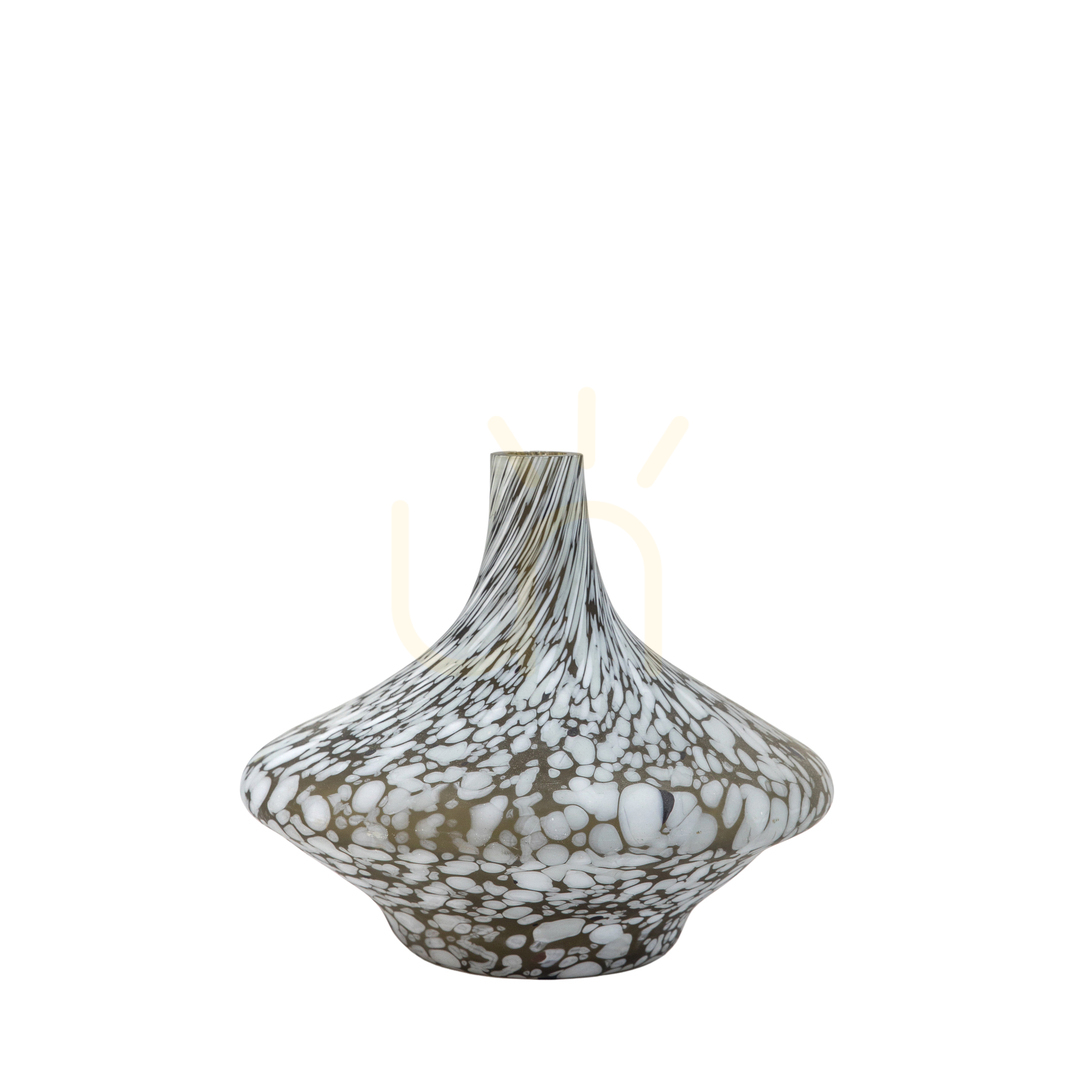 Check Vase Gallery Direct Aditya Mottled Bronze Glass 27x27x24cm 5059413697616 Vase Gallery Direct Aditya Mottled Bronze Glass 27x27x24cm 5059413697616