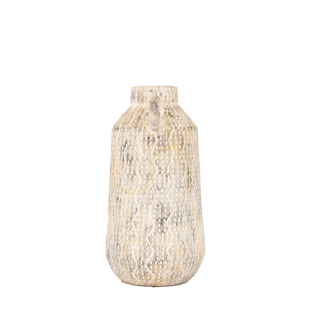 Show Vase Gallery Direct Ica Medium White Earthenware 17x15x30cm Vase Gallery Direct Ica Medium White Earthenware 17x15x30cm