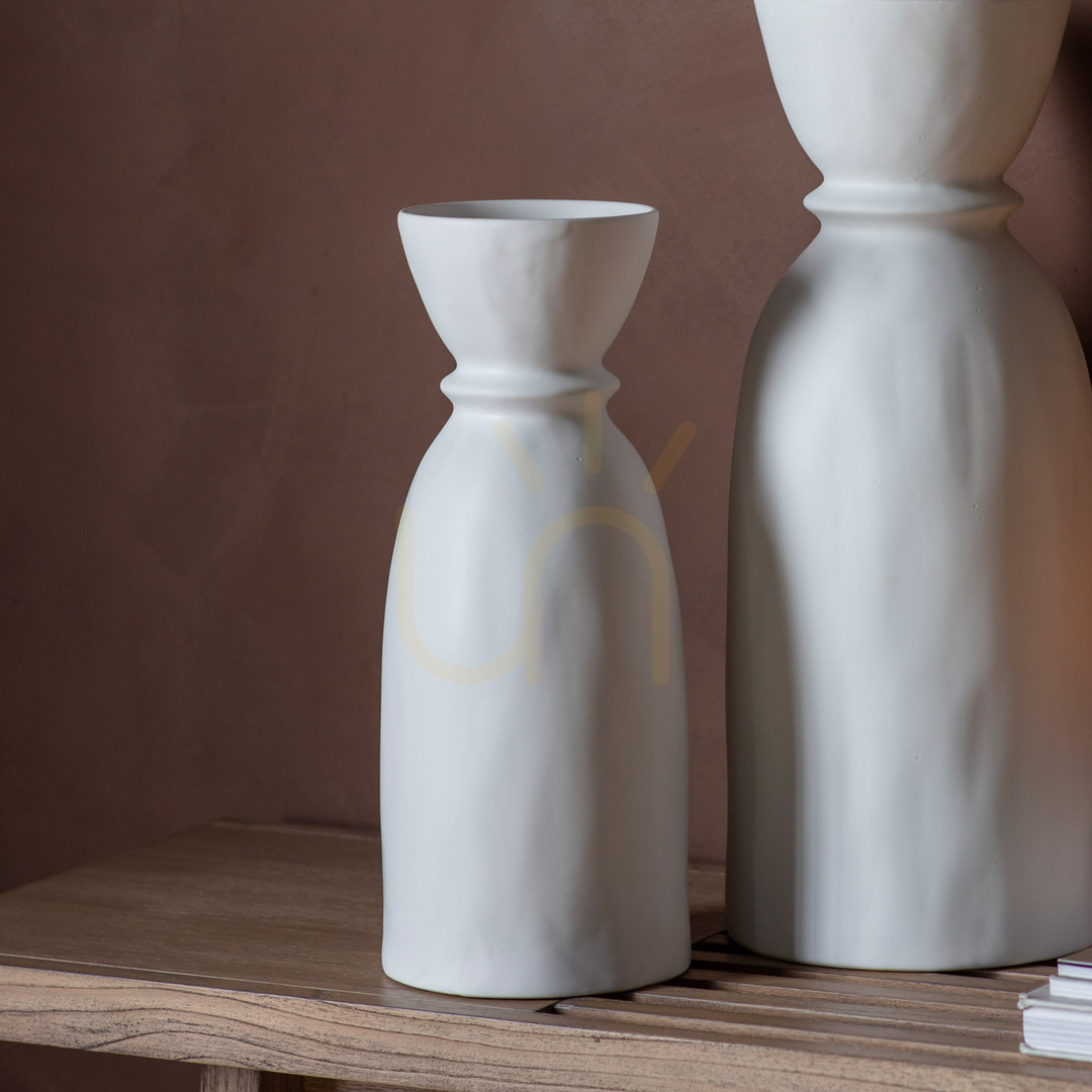 View Bottle Vase Gallery Direct Takada White Stoneware 38cm 5059413397936 Bottle Vase Gallery Direct Takada White Stoneware 38cm 5059413397936