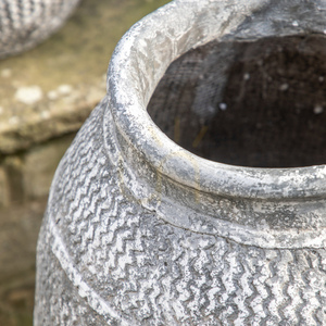 Vase Gallery Direct Zante Large Antique Grey Cement 36x49 cm 2 Vase Gallery Direct Zante Large Antique Grey Cement 36x49 cm small 2