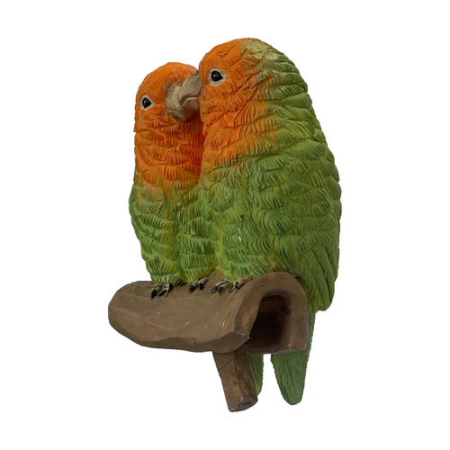 Check Pot Hanger Set 2 Polyresin Antique White Lovebirds Gallery Direct 5059413410895