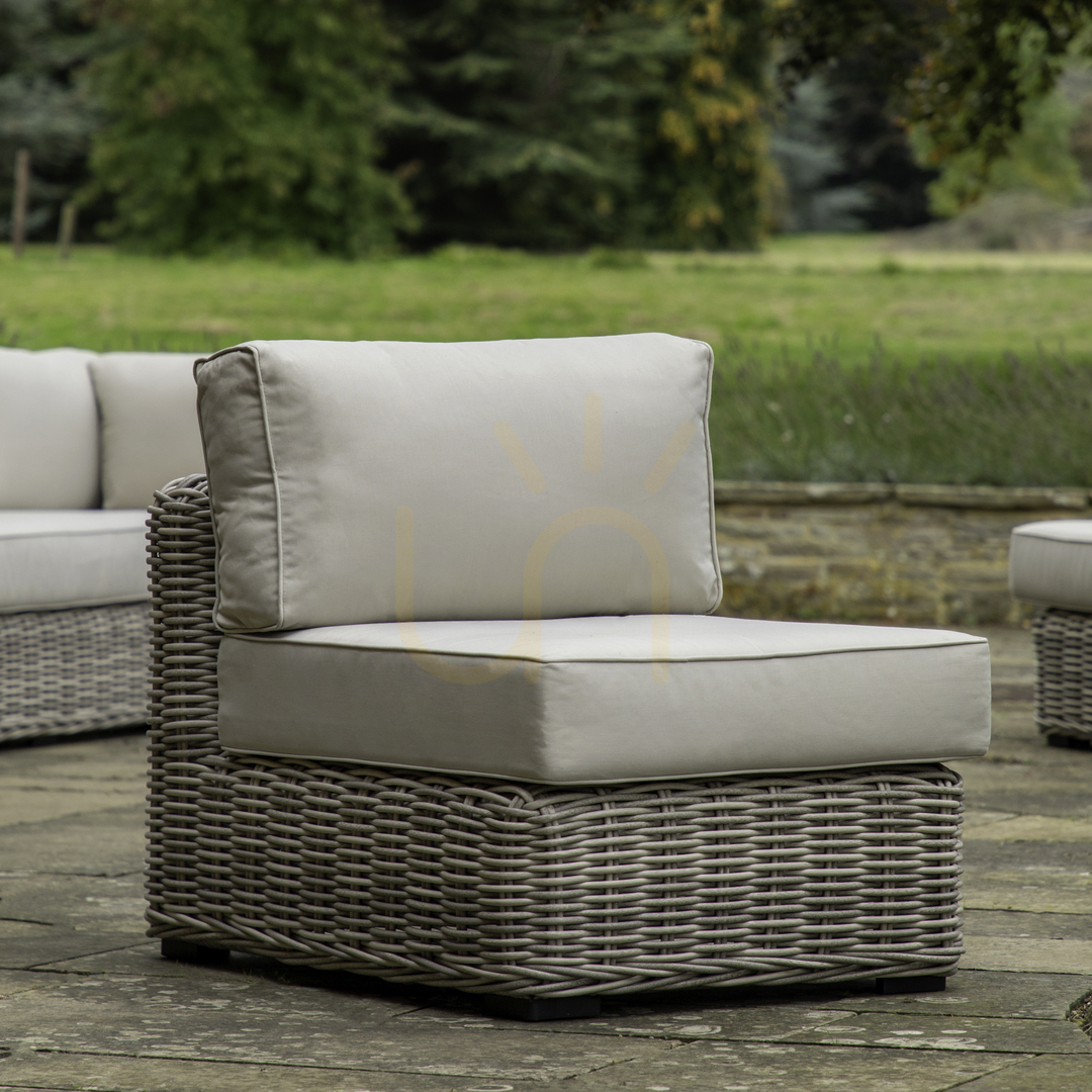 View Garden Lounge Sofa Extension Module Gallery Direct Natural Rattan Aluminium 5059413795107 Garden Lounge Sofa Extension Module Gallery Direct Natural Rattan Aluminium 5059413795107