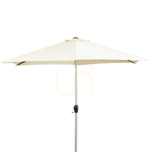 Garden Parasol Gallery Direct Vazzano 2.7m Cream Tilt Crank Aluminium 0 Garden Parasol Gallery Direct Vazzano 2.7m Cream Tilt Crank Aluminium small 0