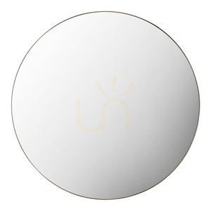 Round Mirror Gallery Direct Bowie Champagne Metal Frame 80cm 0 Round Mirror Gallery Direct Bowie Champagne Metal Frame 80cm small 0