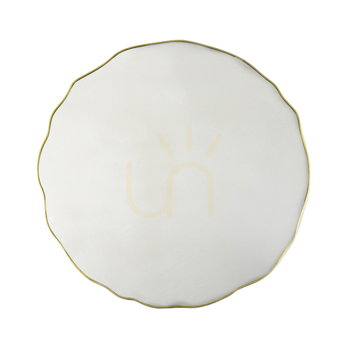 Check Mirror Gallery Direct Carano Champagne Round Metal Frame 101.6cm 5059413701993